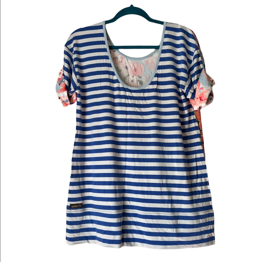 Matilda Jane womens striped and floral top